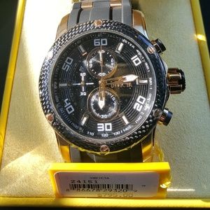 CARBON FIBER INVICTA MEN'S WATCH